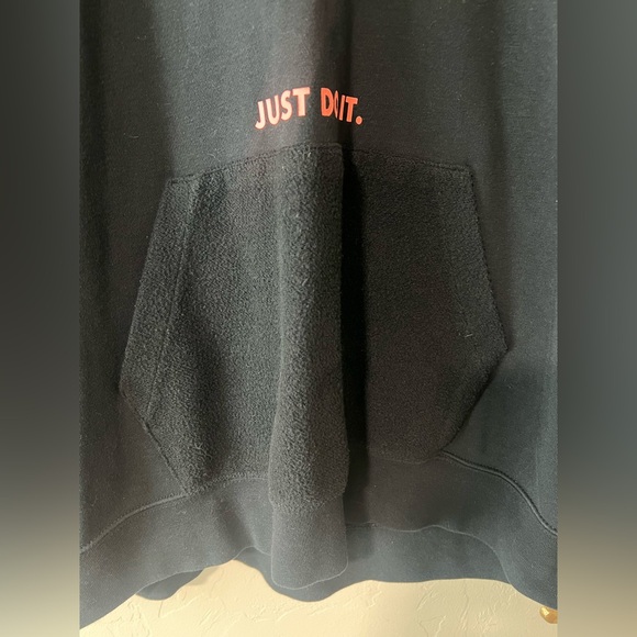 Nike Women Black Hoodie with Terry Cloth Pocket 
Size Large - Picture 4 of 13